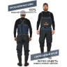 Полукомбинезон забродный NORFIN PILOT BOOTFOOT р.41-S с сапогами 82231-41-S