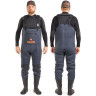 Полукомбинезон забродный NORFIN SHADOW NEOPRENE BOOTFOOT р.43-M-S с сапогами 83500-43-M-S